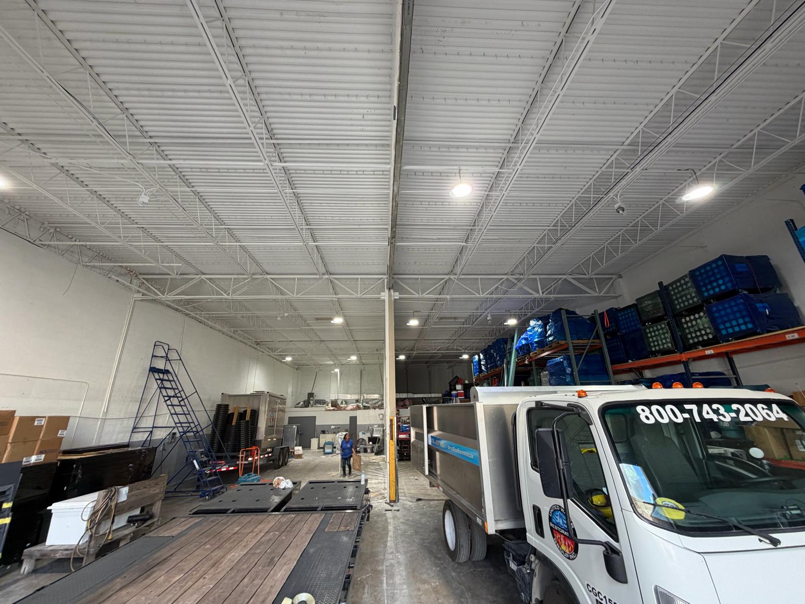 Large commercial warehouse HVAC project by Air Force HVAC